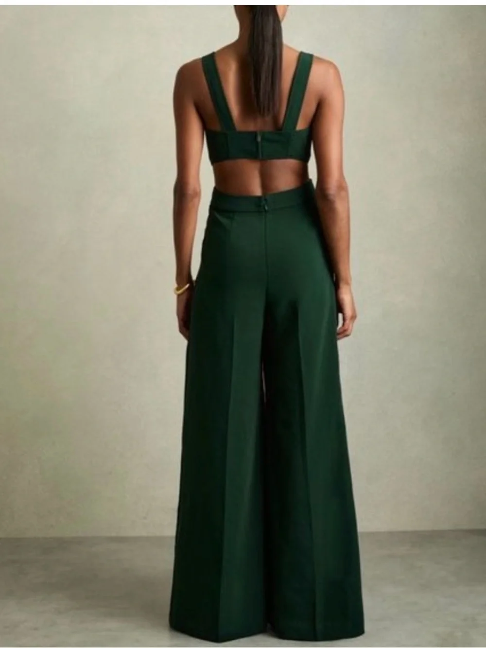 Reiss Dion Wide-Leg Cut-Out Jumpsuit - Picture 4 of 8
